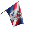 New England Patriots NFL Helmet Vertical Flag