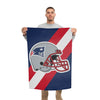 New England Patriots NFL Helmet Vertical Flag