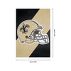 New Orleans Saints NFL Helmet Vertical Flag