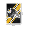 Pittsburgh Steelers NFL Helmet Vertical Flag