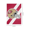 San Francisco 49ers NFL Helmet Vertical Flag