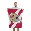 San Francisco 49ers NFL Helmet Vertical Flag