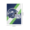 Seattle Seahawks NFL Helmet Vertical Flag