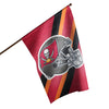 Tampa Bay Buccaneers NFL Helmet Vertical Flag