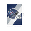 Tennessee Titans NFL Helmet Vertical Flag