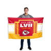 Kansas City Chiefs NFL Super Bowl LVII Champions Horizontal Flag