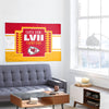 Kansas City Chiefs NFL Super Bowl LVII Champions Horizontal Flag