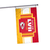 Kansas City Chiefs NFL Super Bowl LVII Champions Horizontal Flag