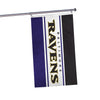 Baltimore Ravens NFL Horizontal Flag