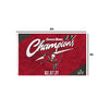 Tampa Bay Buccaneers NFL Super Bowl LV Champions Horizontal Flag