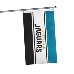 Jacksonville Jaguars NFL Horizontal Flag