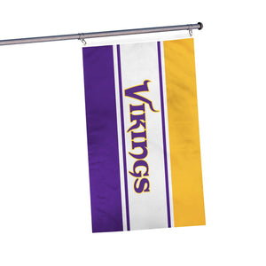 Minnesota Vikings NFL Horizontal Flag
