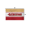 San Francisco 49ers NFL Horizontal Flag