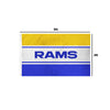 Los Angeles Rams NFL Original Horizontal Flag