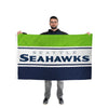 Seattle Seahawks NFL Horizontal Flag