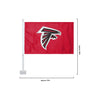 Atlanta Falcons NFL 2 Pack Solid Car Flag