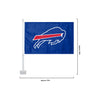 Buffalo Bills NFL 2 Pack Solid Car Flag