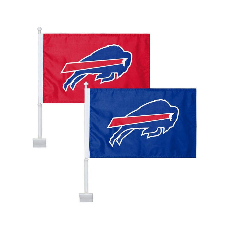 NFL Team Ambassador Hood / Trunk Car Flag- Set of Two