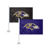 Baltimore Ravens NFL 2 Pack Solid Car Flag