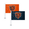 Chicago Bears NFL 2 Pack Solid Car Flag