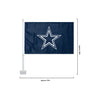 Dallas Cowboys NFL 2 Pack Solid Car Flag