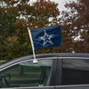 Dallas Cowboys NFL 2 Pack Solid Car Flag