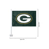 Green Bay Packers NFL 2 Pack Solid Car Flag