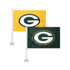 Green Bay Packers NFL 2 Pack Solid Car Flag