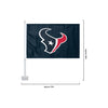 Houston Texans NFL 2 Pack Solid Car Flag