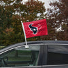 Houston Texans NFL 2 Pack Solid Car Flag