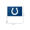 Indianapolis Colts NFL 2 Pack Solid Car Flag