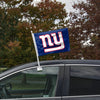 New York Giants NFL 2 Pack Solid Car Flag