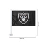 Las Vegas Raiders NFL 2 Pack Solid Car Flag