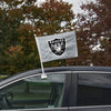 Las Vegas Raiders NFL 2 Pack Solid Car Flag