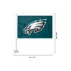 Philadelphia Eagles NFL 2 Pack Solid Car Flag