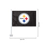 Pittsburgh Steelers NFL 2 Pack Solid Car Flag