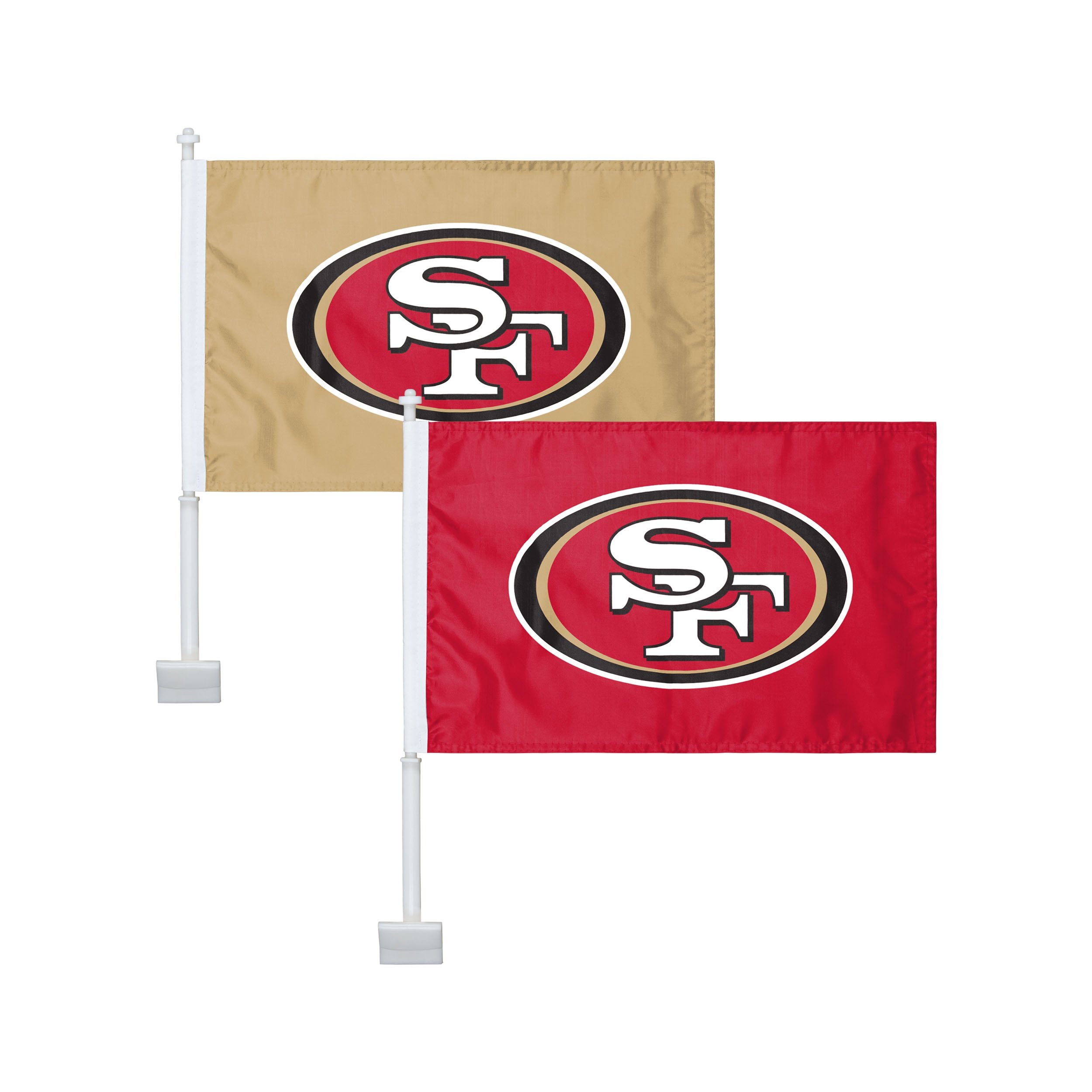 FOCO NFL 2 Pack Solid Car Flag