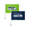 Seattle Seahawks NFL 2 Pack Solid Car Flag