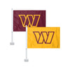 Washington Commanders NFL 2 Pack Solid Car Flag