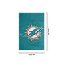 Miami Dolphins NFL Solid Garden Flag