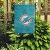 Miami Dolphins NFL Solid Garden Flag