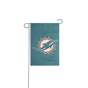 Miami Dolphins NFL Solid Garden Flag
