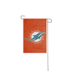 Miami Dolphins NFL Solid Garden Flag