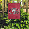 San Francisco 49ers NFL Solid Garden Flag