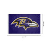 Baltimore Ravens NFL Solid Horizontal Flag