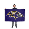 Baltimore Ravens NFL Solid Horizontal Flag