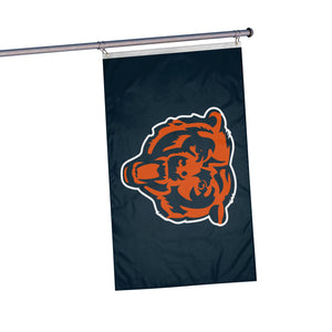 Chicago Bears NFL Solid Horizontal Flag
