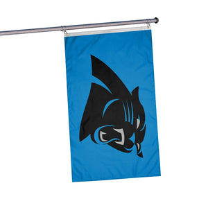 Carolina Panthers NFL Solid Horizontal Flag