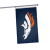 Denver Broncos NFL Solid Horizontal Flag