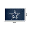 Dallas Cowboys NFL Solid Horizontal Flag